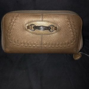 Brighton Leather Zip Top Wallet